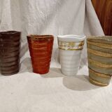 4 vintage Japanese ceramic cups