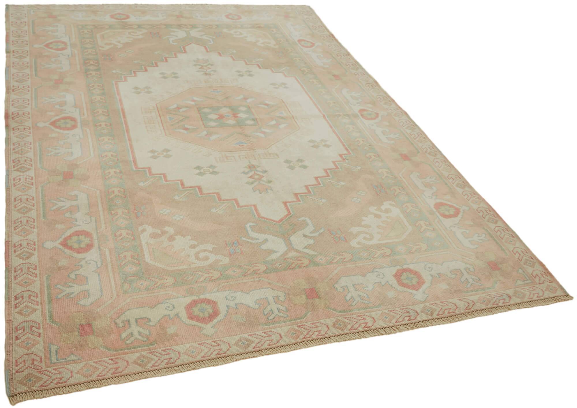 Turkish Vintage Anatolian Rug 184 cm x 247 cm
