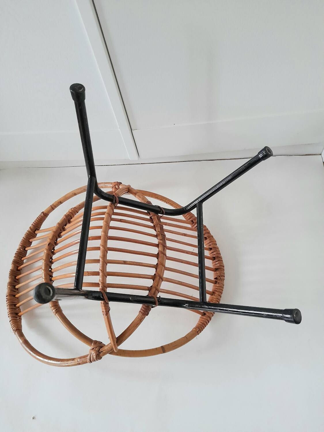 Rattan children's armchair