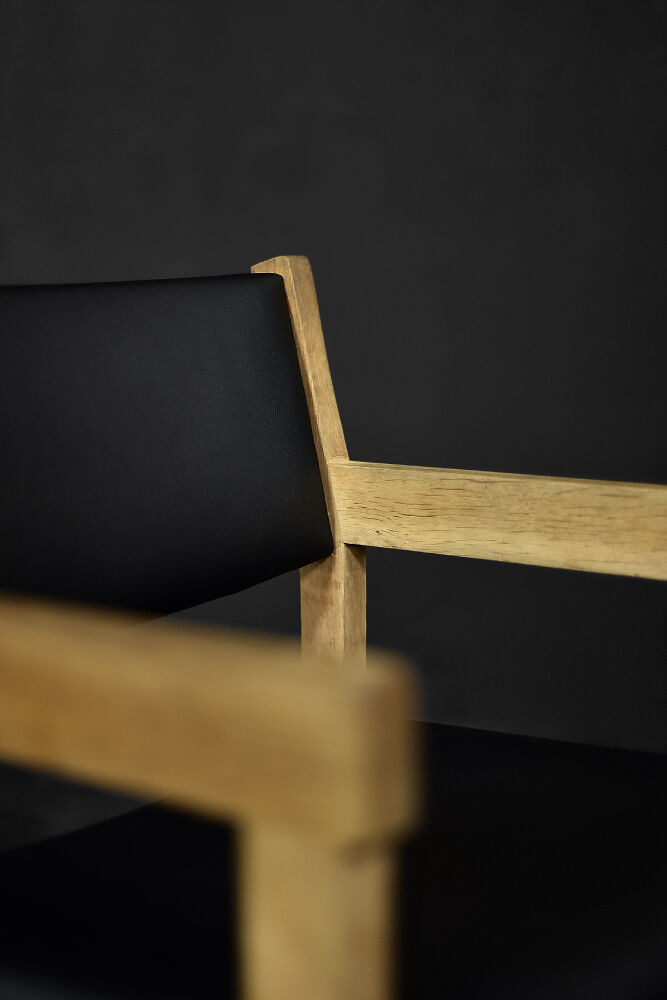 Vintage Danish oak chairs from the mid-century by Hans J. Wegner for Getama, 1960s, set of 4.