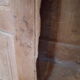Old door eighteenth coffered fittings