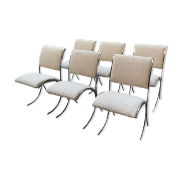 Set of 6 chairs 70s