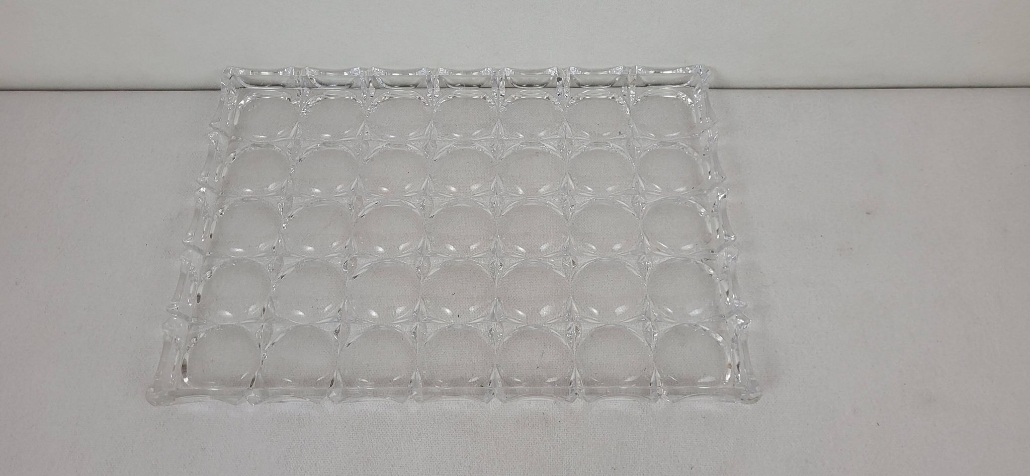 Imitation crystal tray 1970's