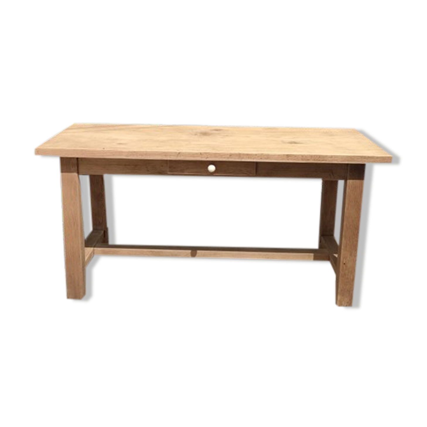 Solid oak farmhouse table