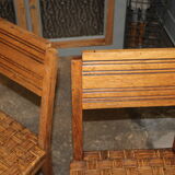 Set of two cannate chairs reconstruction