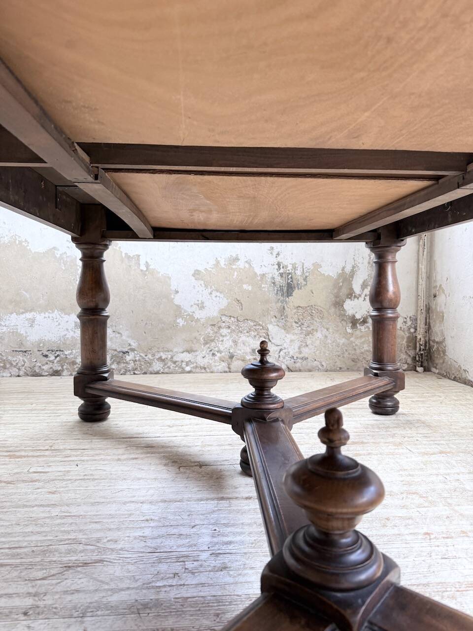 Oak table in Louis XIV style 1900