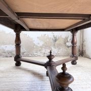 Table chêne style Louis XIV 1900