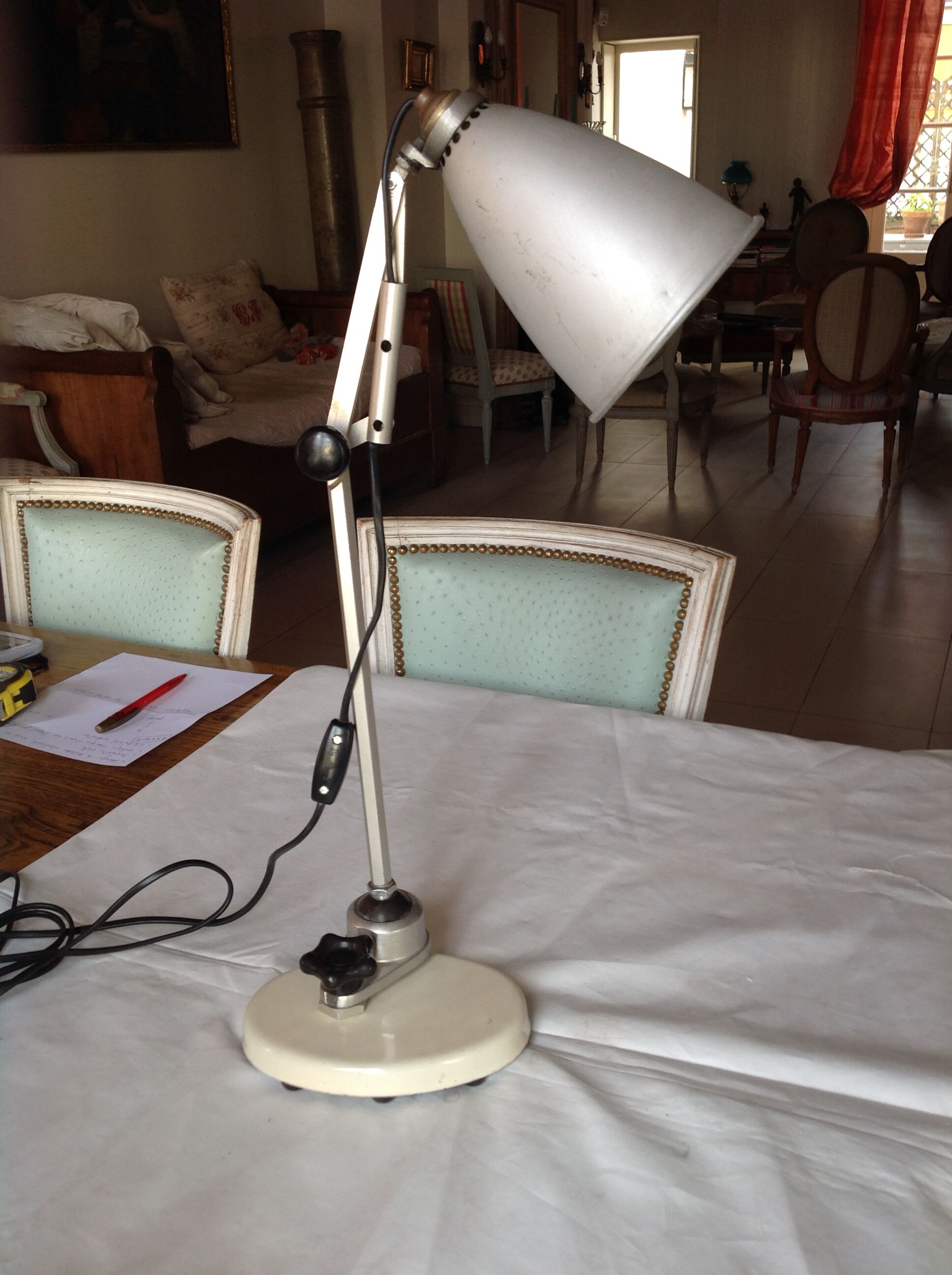 Vintage desk lamp, swivel, 70s