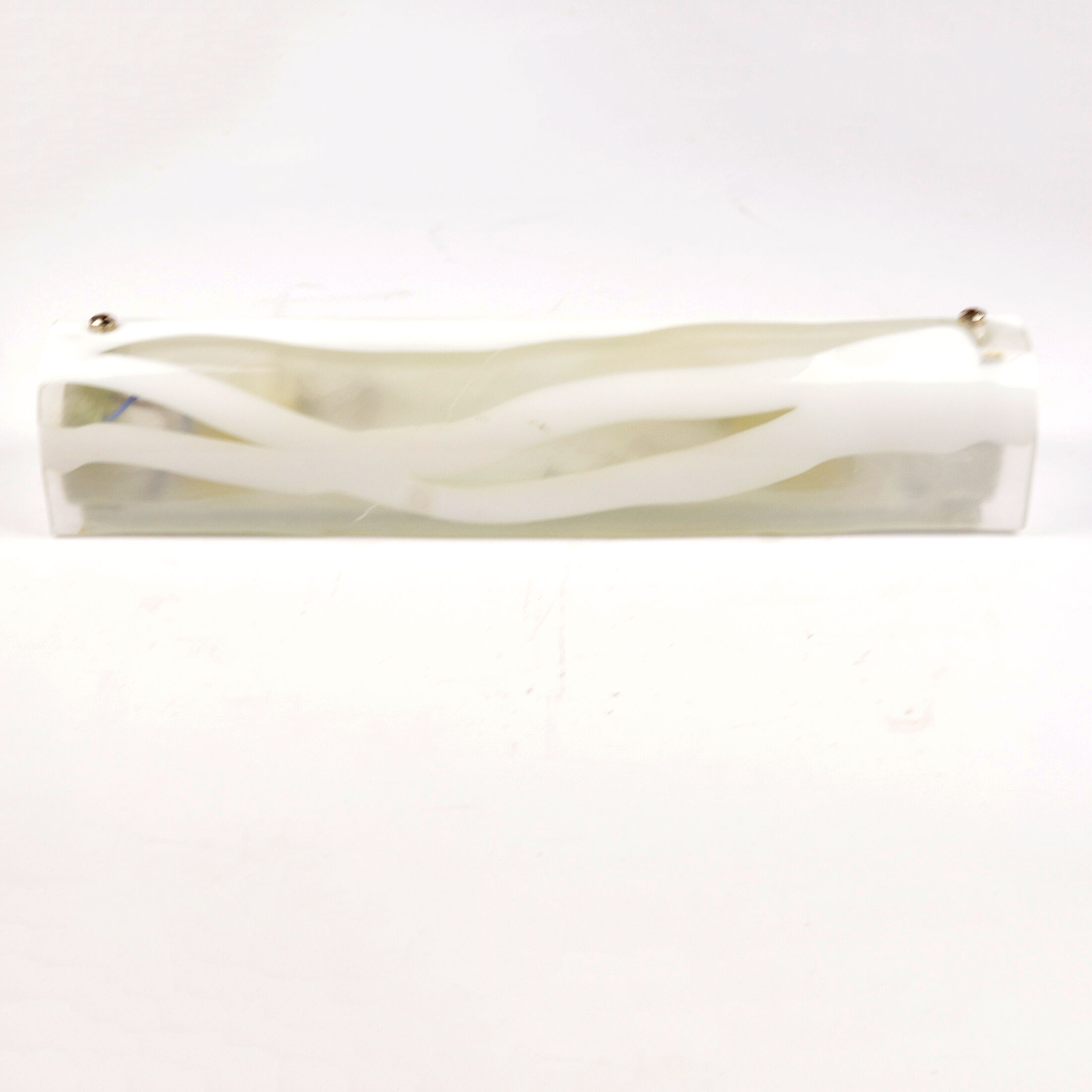 Applique murale moderne en verre glacé des années 1980 Paul Neuhaus Leuchten Allemagne