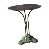 Table de jardin guéridon pied fonte