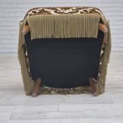 1960s, Danish armchair, furniture velour fabric, ash wood.