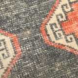 3x6 Red Tribal Vintage Runner Rug, 81x185Cm