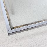 Italian marble and glass coffee table 1970