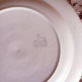 Dessert plates with gold edging