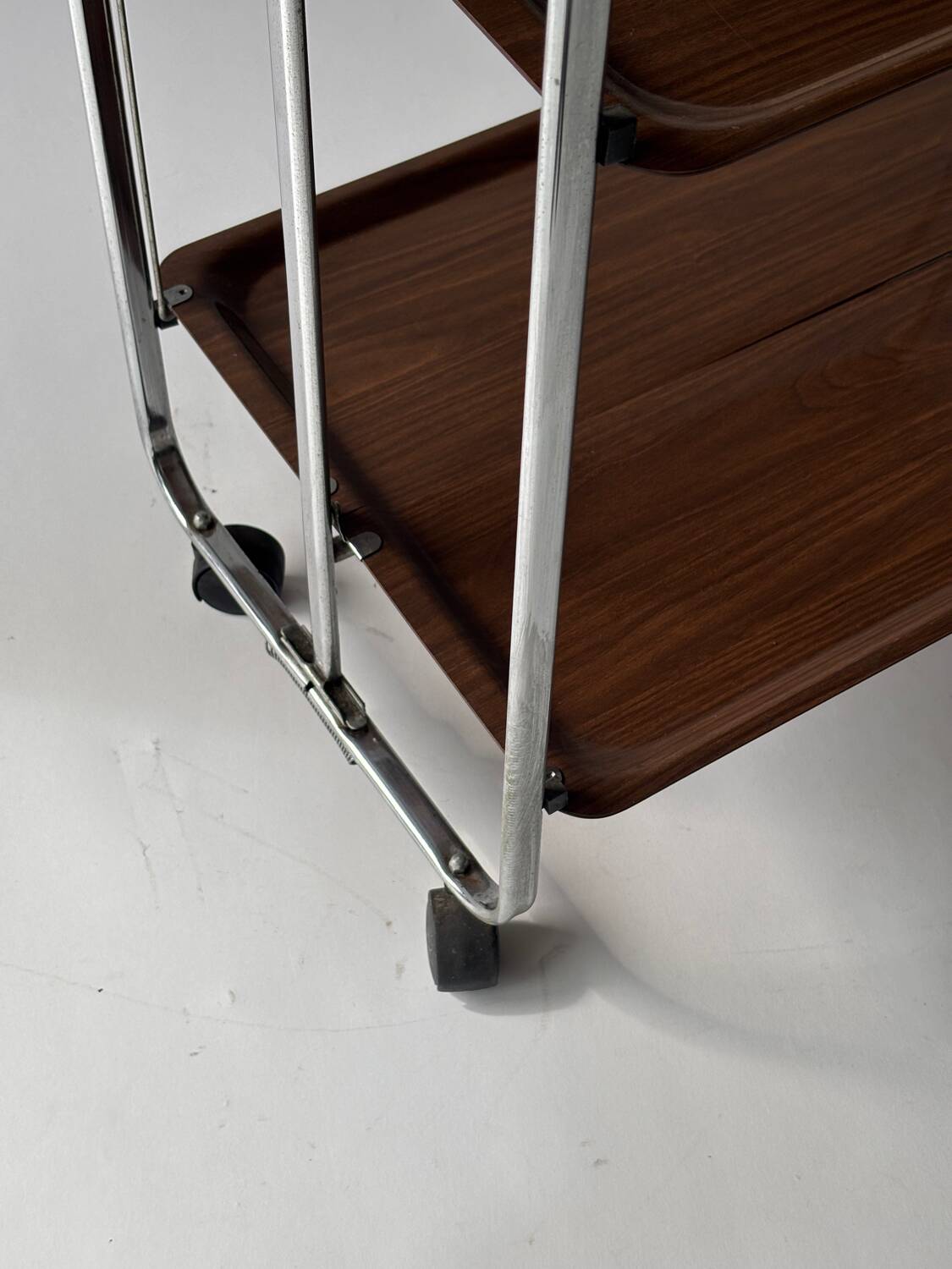 Mid-century folding dessert table, Germany 1970.