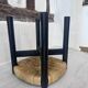 2 "Meribel" stools in black by Charlotte Perriand, 1960