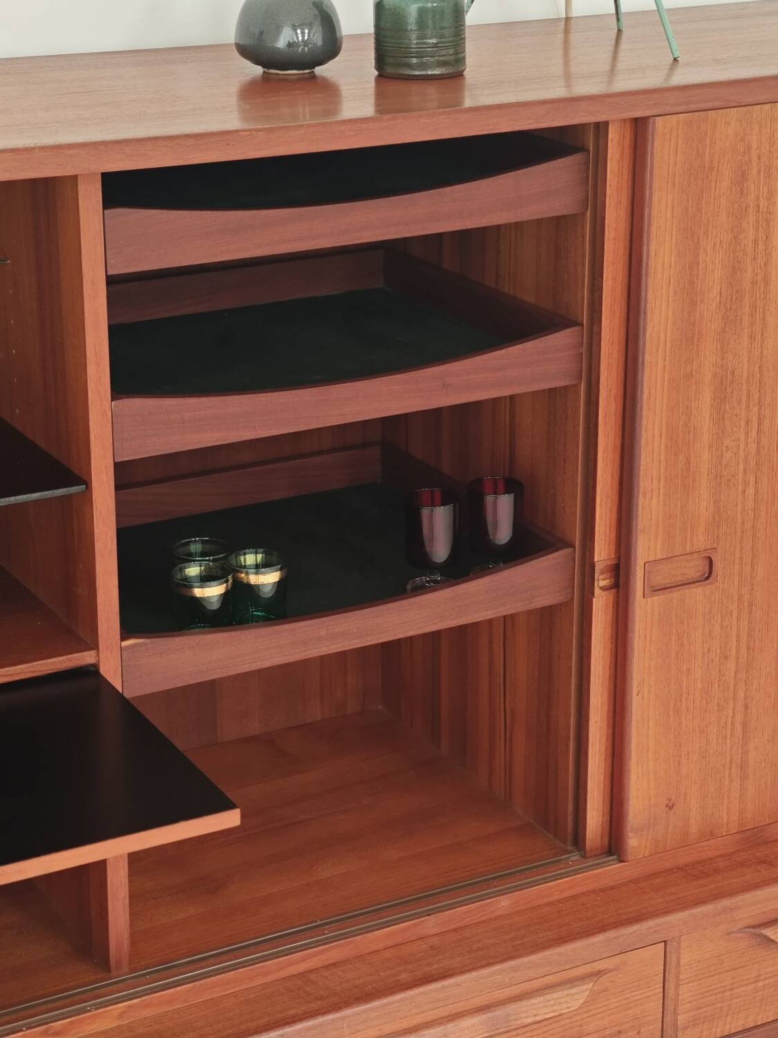 High enfilade by Johannes Andersen by Bordum & Nielsen, Samcom teak