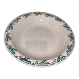 Christmas holly dish