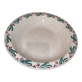 Plat noël houx