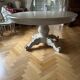 Table pied central