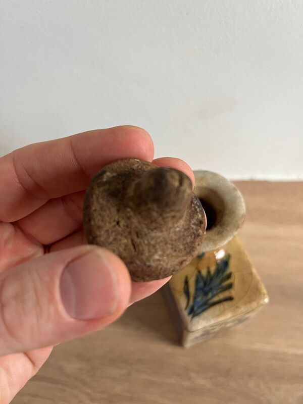 Vase bouteille poterie perse qajar