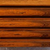 Wilhelm Renz. Enfilade in rosewood and laminate. Circa 1960-70.