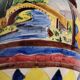 Céramique vase majolique italienne vintage Telly décoration italien