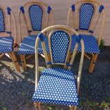 Set of 6 rattan chairs