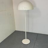 Vintage Space Age Modernist White Mushroom Shape Floor Lamp from Dijkstra Lampen, 1970s