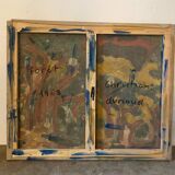 Forest landscape signed 1968