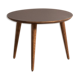 Round coffee table with a black top (Ø 50cm)
