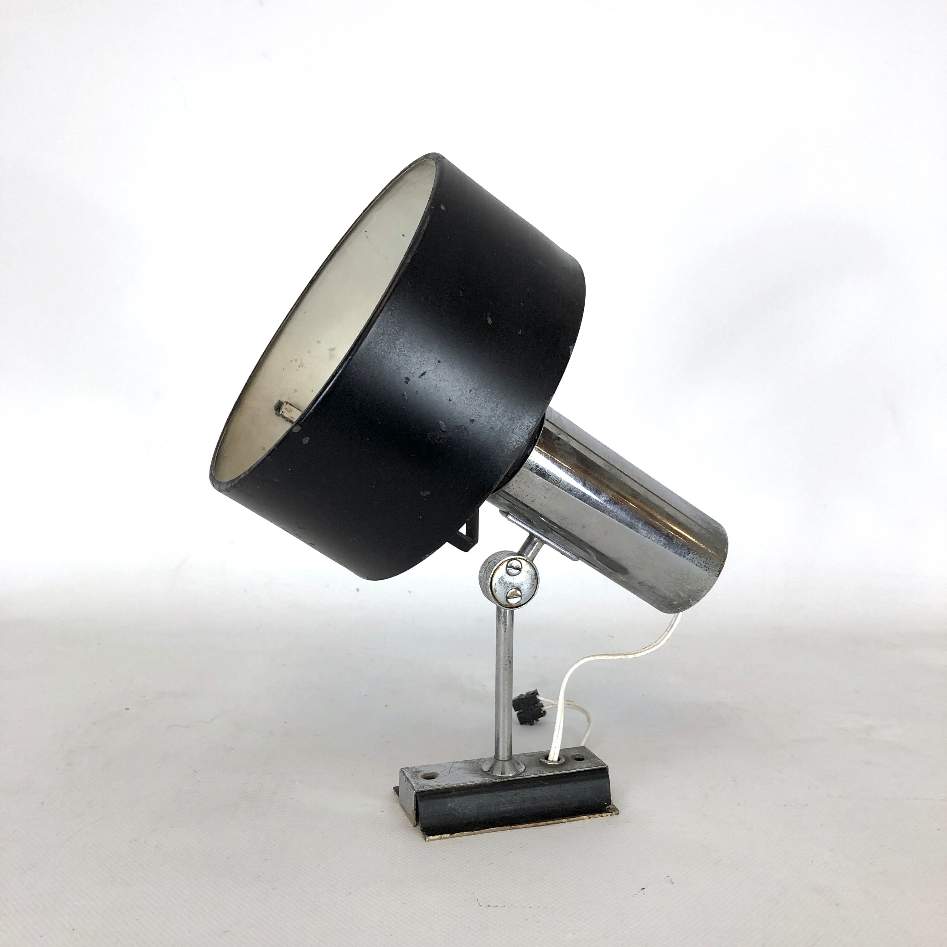 Stilnovo, signed Mid-century adjustable wall lamp from 50s