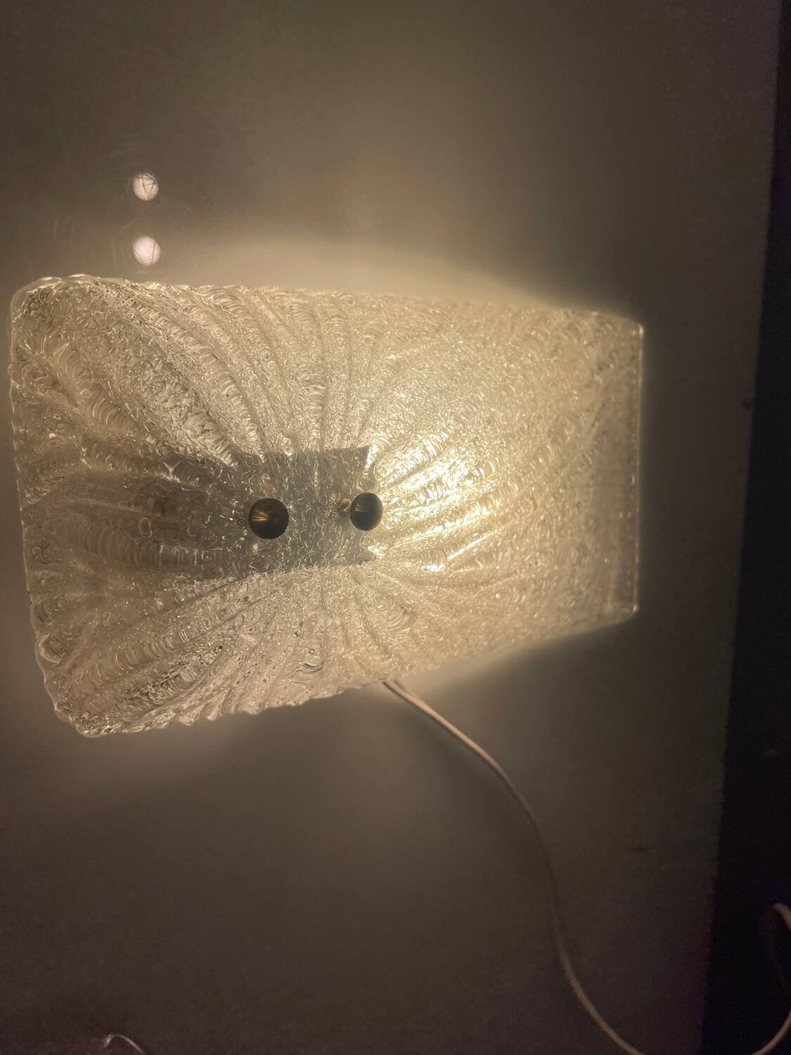 Appliques en Verre de Murano Set de 2 Années 1970