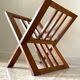 Vintage design geometric magazine rack