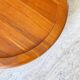 Danish rotating tray Digsmed in vintage teak from the 1960s.