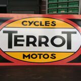 Plate Pub metal moto Terrot