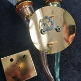 Glass wall light designed by Giuseppe Righetto for Artemide, Italy 1980.