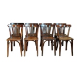 Set of 8 chairs bistro, 50s