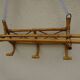 Vintage coat rack in rattan