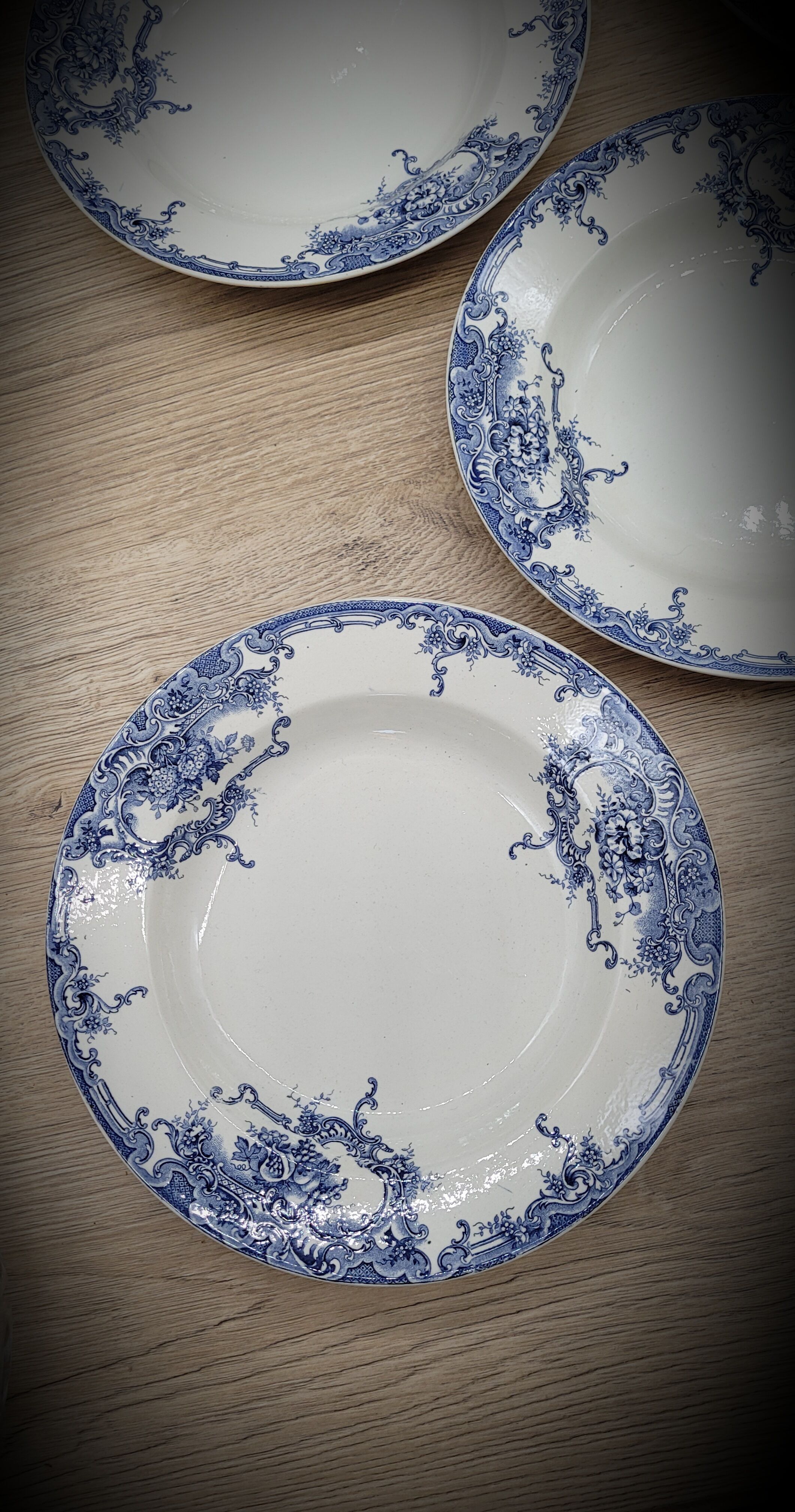 Set 6 plates Dauphin BFK 1920