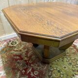 Art Deco dining table in solid oak