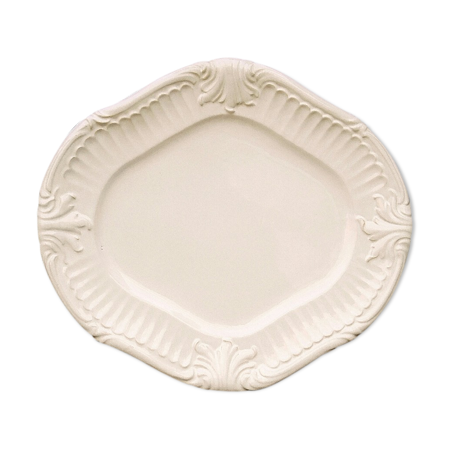 Large ceramic dish Malicorne Emile Tessier