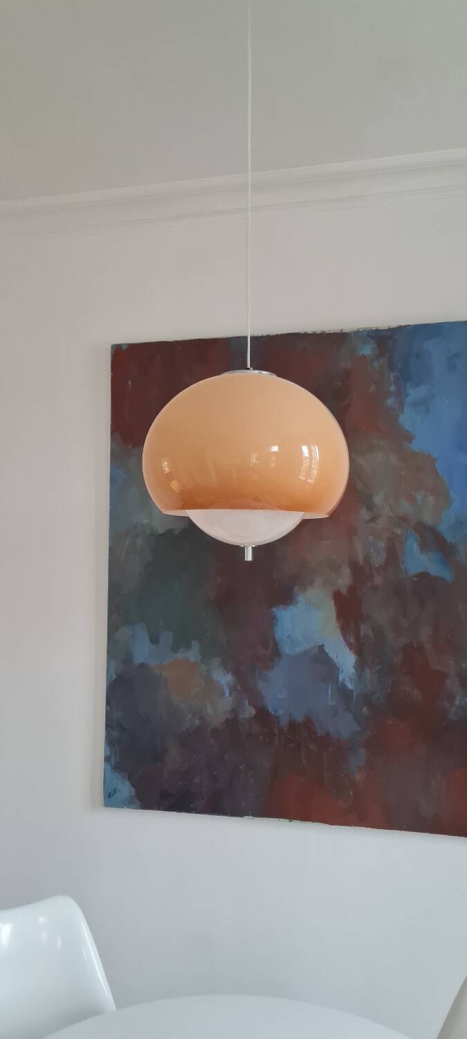 Meblo pendant light by Harvey Guzzini, 1970s