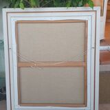 Oil on canvas flower