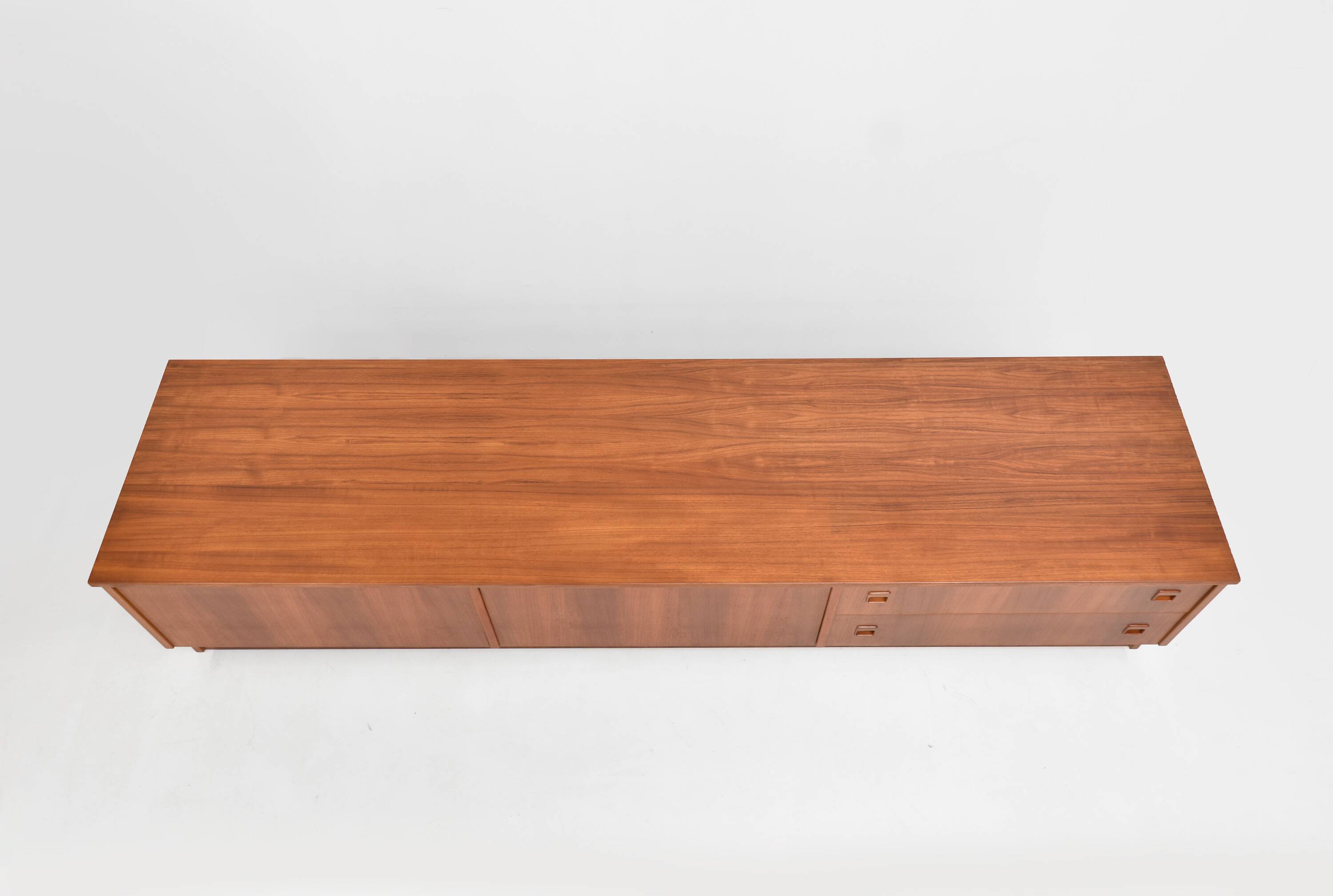 Enfilade basse style scandinave restaurée teck