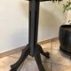 Octagonal inlaid pedestal table