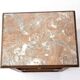 Old pink marble bedside