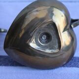 Set of 2 brass candle holders