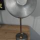 Vintage adjustable workshop lamp in aluminium from the 1930s.
