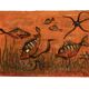 Poisson volant, peinture sur textile, 1974